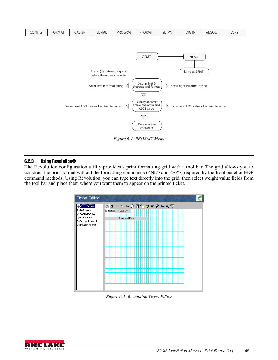 3 using revolution, Using revolution | Rice Lake Intrinsically Safe User Manual | Page 51 / 76