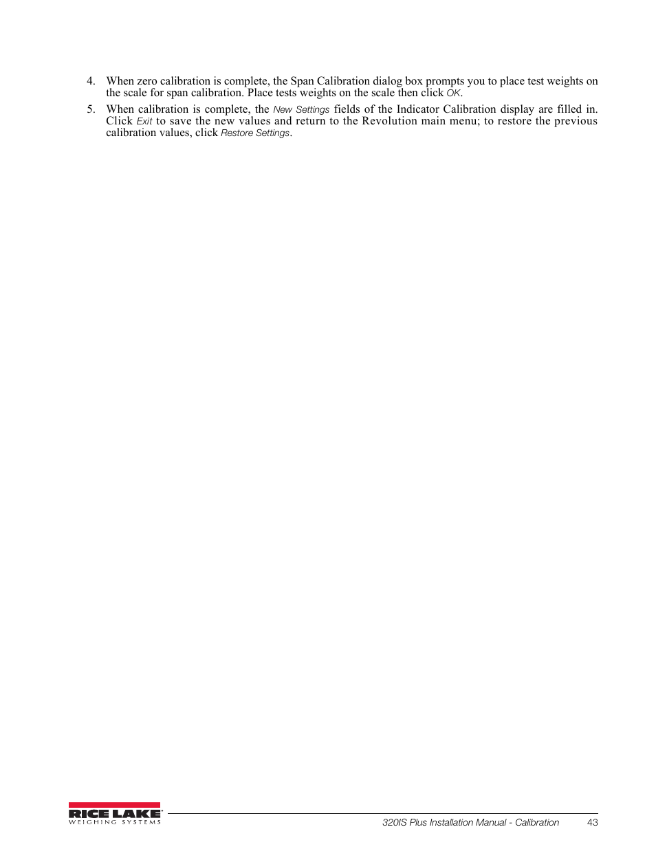 Rice Lake 320IS Plus Intrinsically Safe Digital Weight Indicator - Installation Manual User Manual | Page 49 / 90