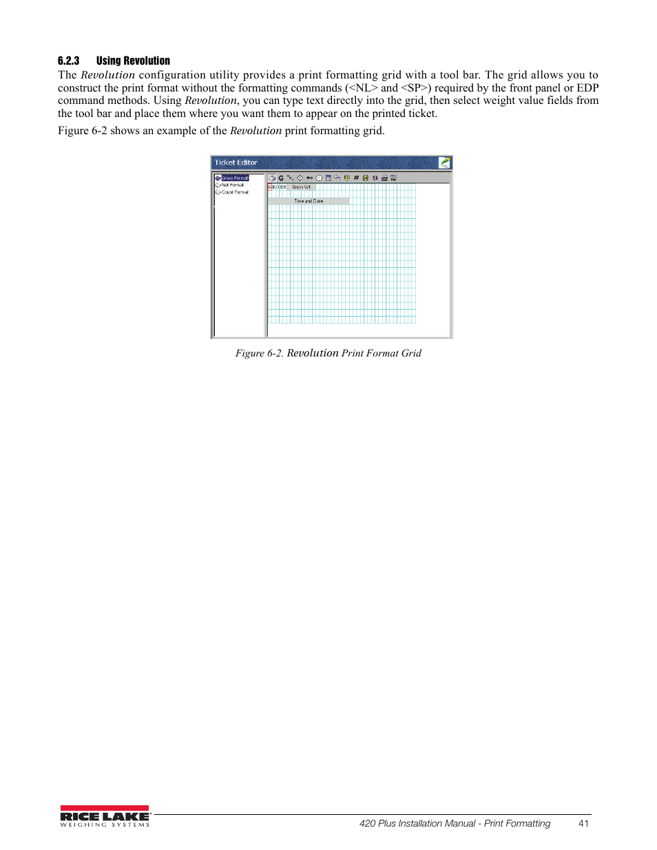 3 using revolution, Using revolution | Rice Lake 420 Plus HMI Digital Weight Indicator Installation Manual User Manual | Page 45 / 60