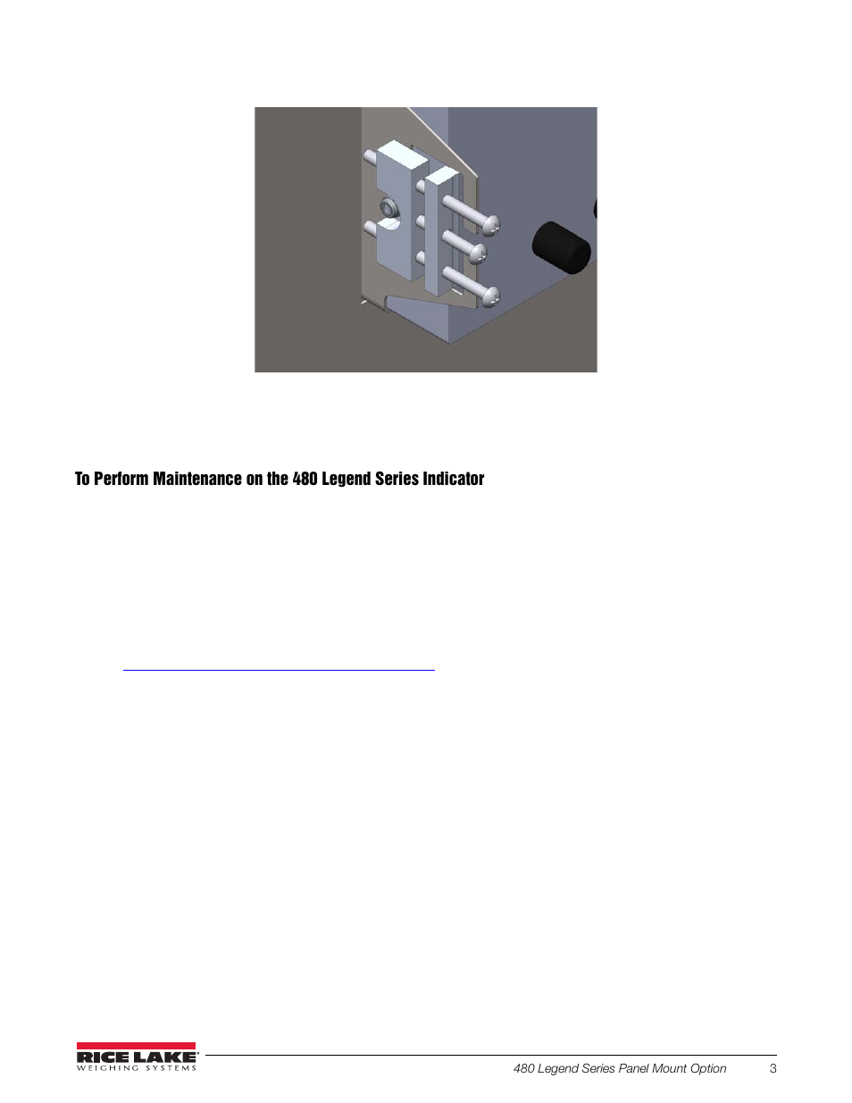 Rice Lake 480 Panel Mount Option User Manual | Page 3 / 4