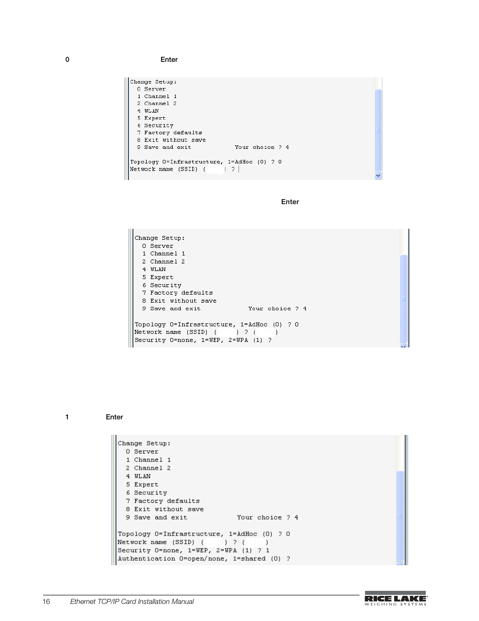 Rice Lake Ethernet TCP/IP User Manual | Page 20 / 38