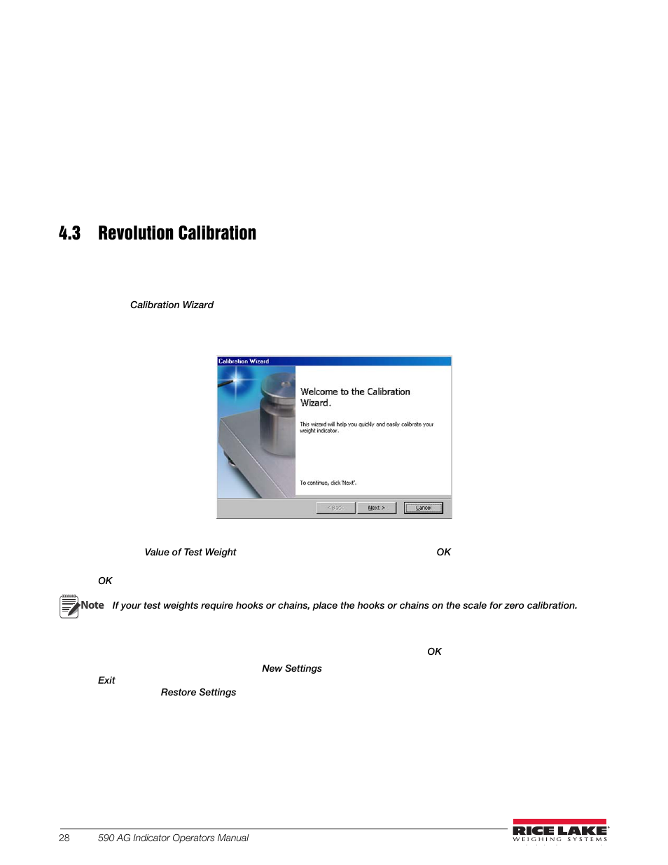 3 revolution calibration | Rice Lake SURVIVOR LV Series Livestock Ring Scale User Manual | Page 32 / 56