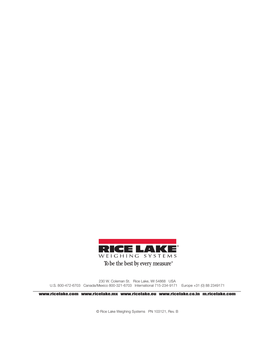 Rice Lake 720i Programmable Indicator/Controller - Installation Manual User Manual | Page 122 / 122