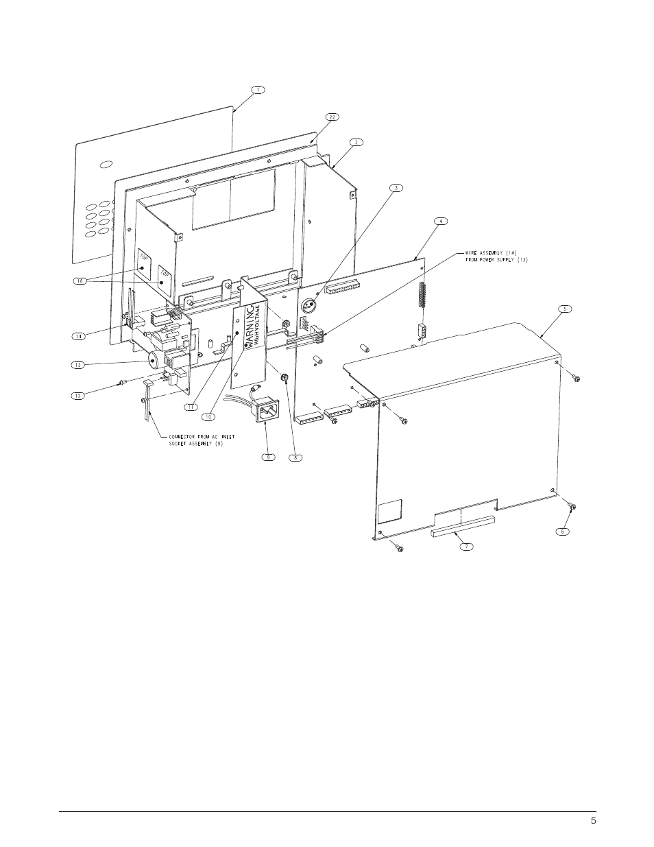 Ll parts referenced in figures 6 and | Rice Lake 820i Programmable Indicator/Controller - Panel Mount Enclosure Installation Instructions User Manual | Page 5 / 6