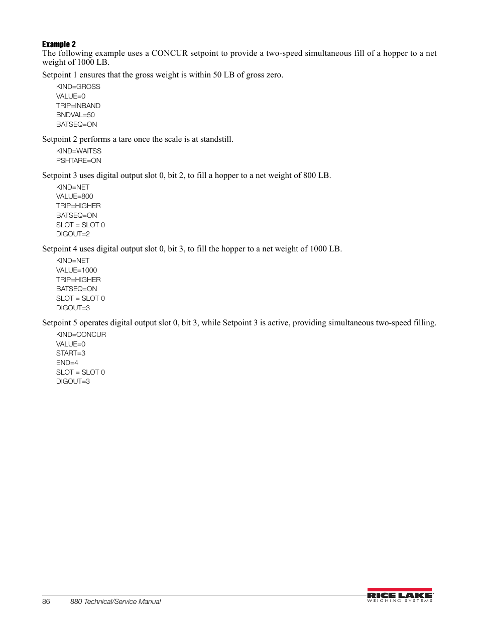 Rice Lake 880 Performance Series Indicator/Controller Technical/Service Manual User Manual | Page 92 / 120