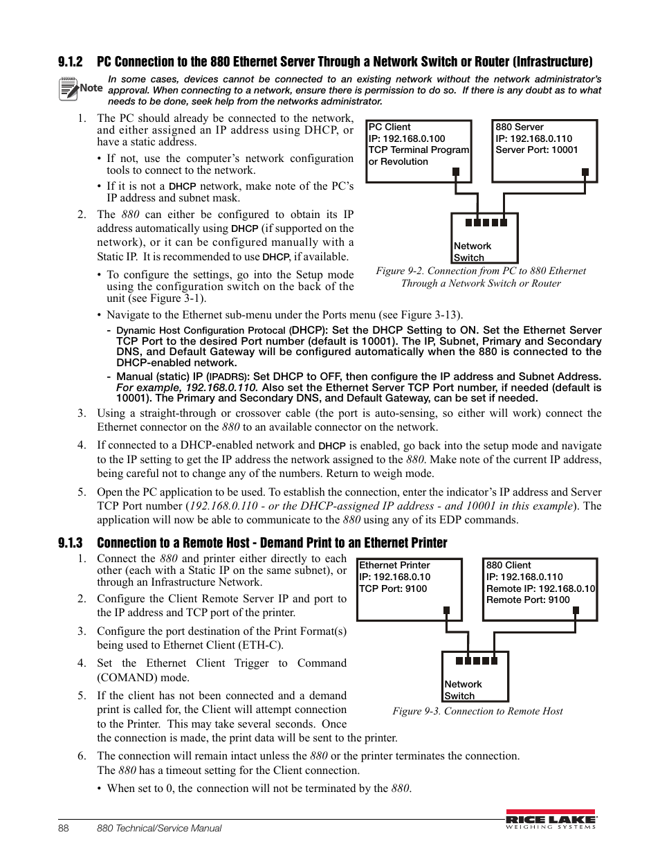 Rice Lake 880 Performance Series Indicator/Controller Technical/Service Manual User Manual | Page 94 / 120