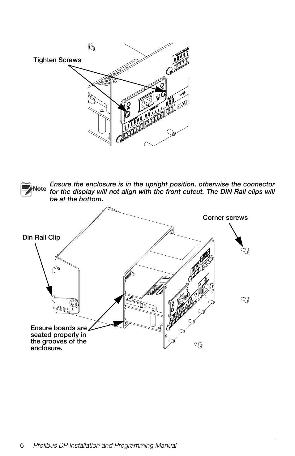 Rice Lake 880 Performance Series Panel Mount Indicator/Controller - Profibus DP Interface Option Installation and Programming Manual User Manual | Page 10 / 28