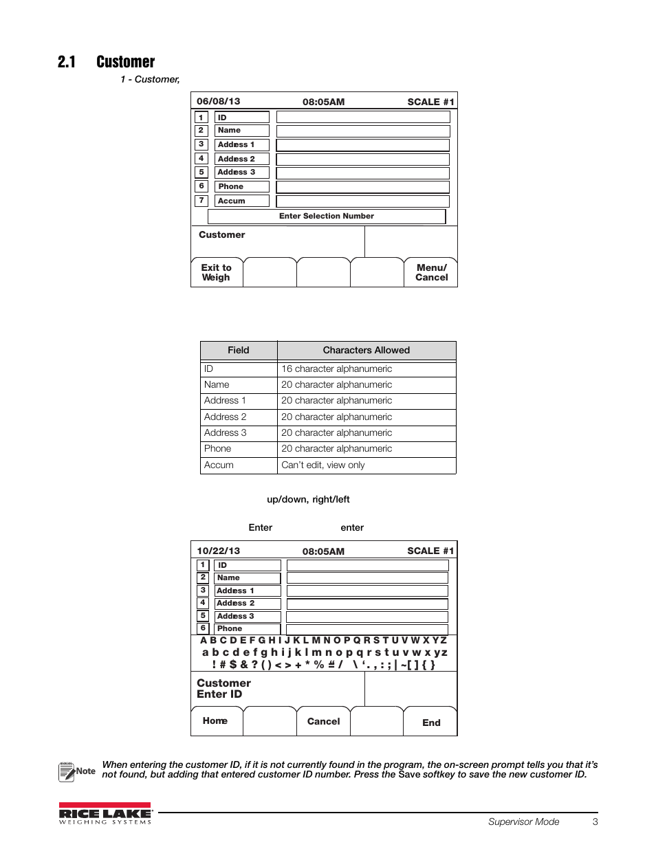 1 customer | Rice Lake 920i Based Truck In/Out System User Manual | Page 7 / 30