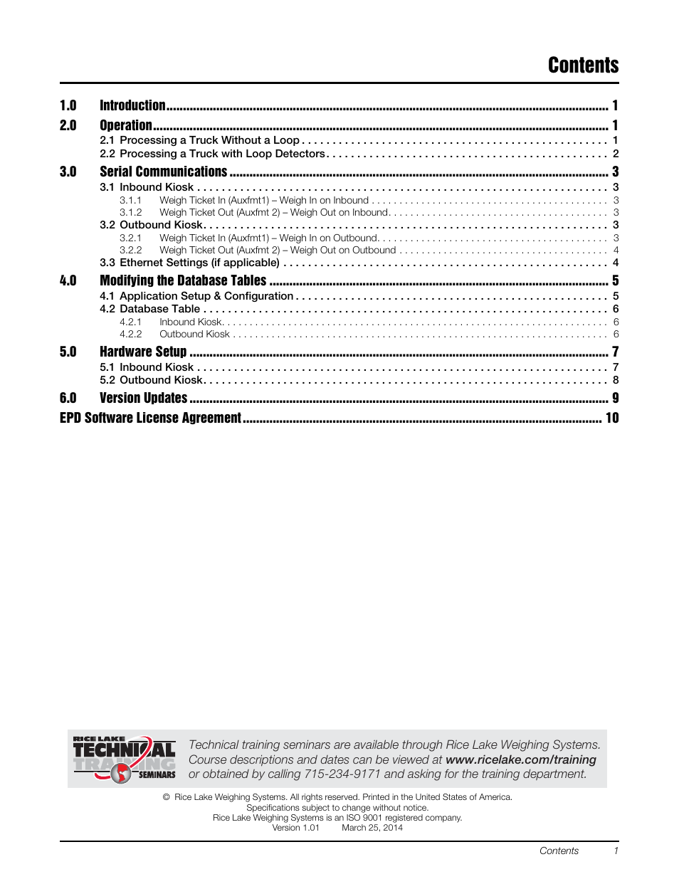 Rice Lake 920i Dual Kiosk Truck In/Out User Manual | Page 3 / 16