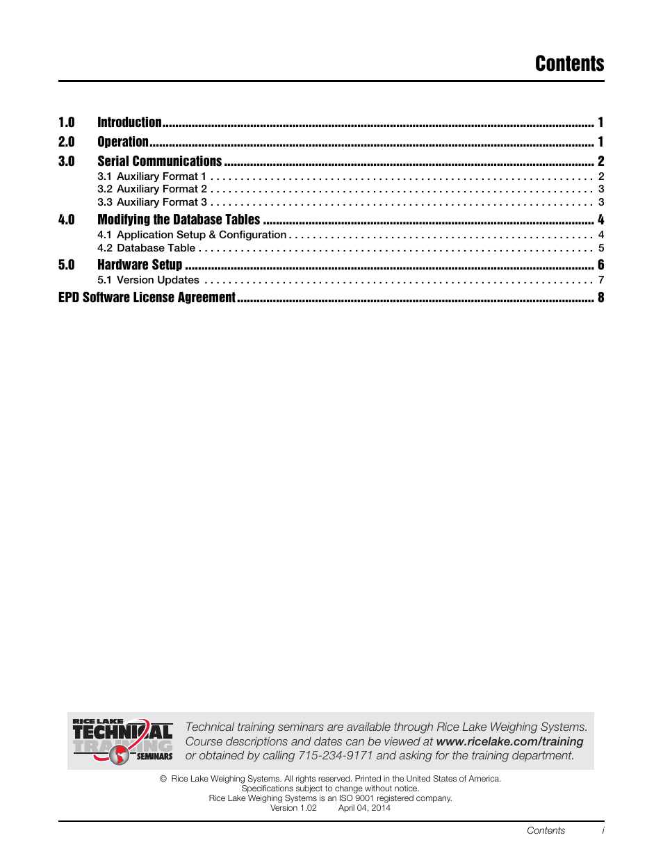 Rice Lake 920i Short Axle Weighing User Manual | Page 3 / 14