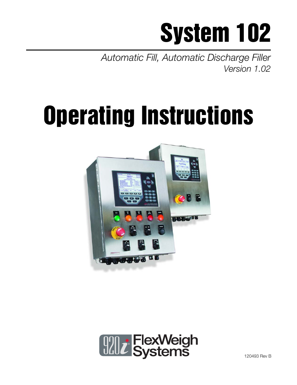 Rice Lake 920i FlexWeigh Systems - 102 User Manual | 32 pages