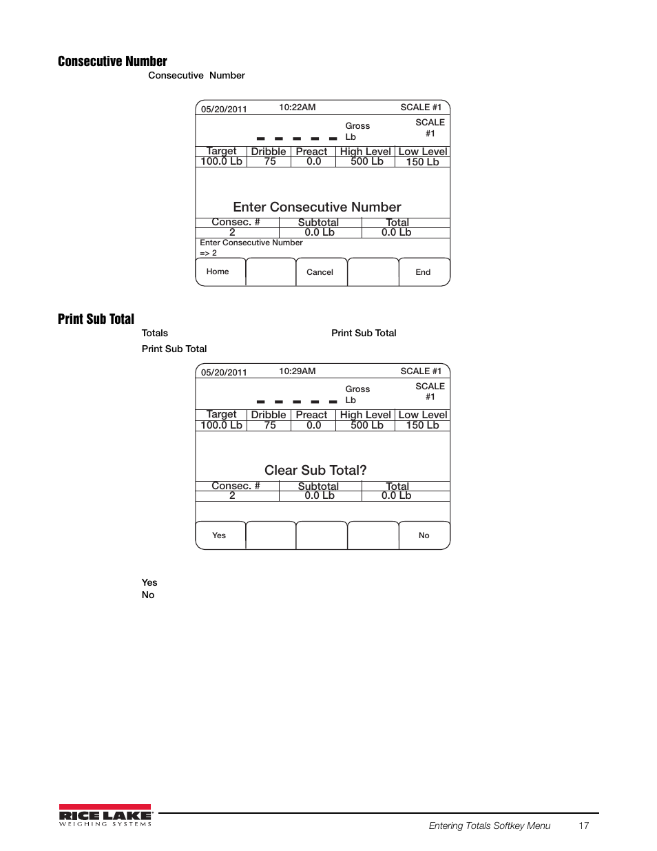 Rice Lake 920i FlexWeigh Systems - 103 User Manual | Page 21 / 32