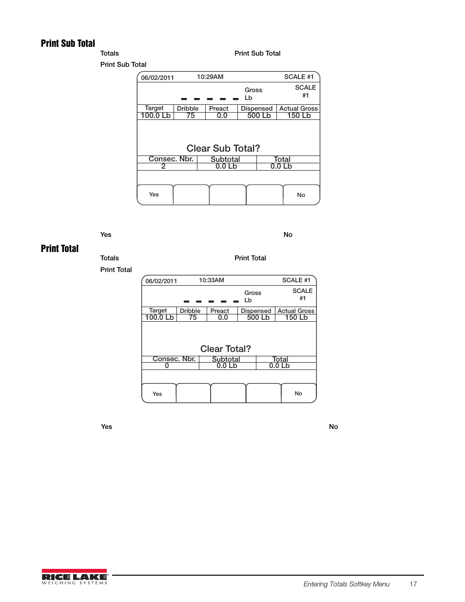 Rice Lake 920i FlexWeigh Systems - 104 User Manual | Page 21 / 32