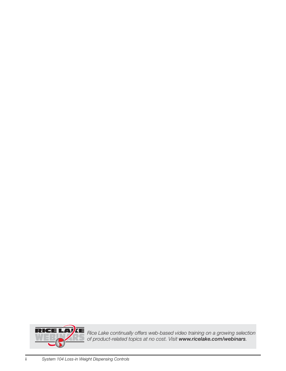 Rice Lake 920i FlexWeigh Systems - 104 User Manual | Page 4 / 32