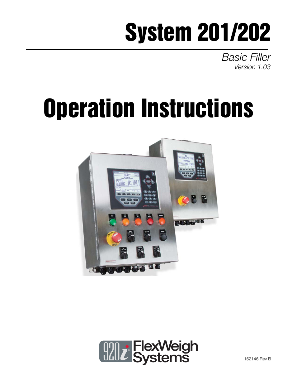 Rice Lake 920i FlexWeigh Systems - 201/202 User Manual | 38 pages