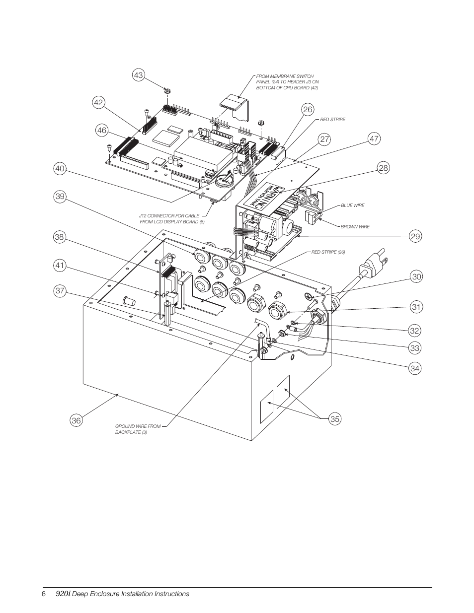 Figure 4 | Rice Lake 920i Deep Enclosure User Manual | Page 6 / 6