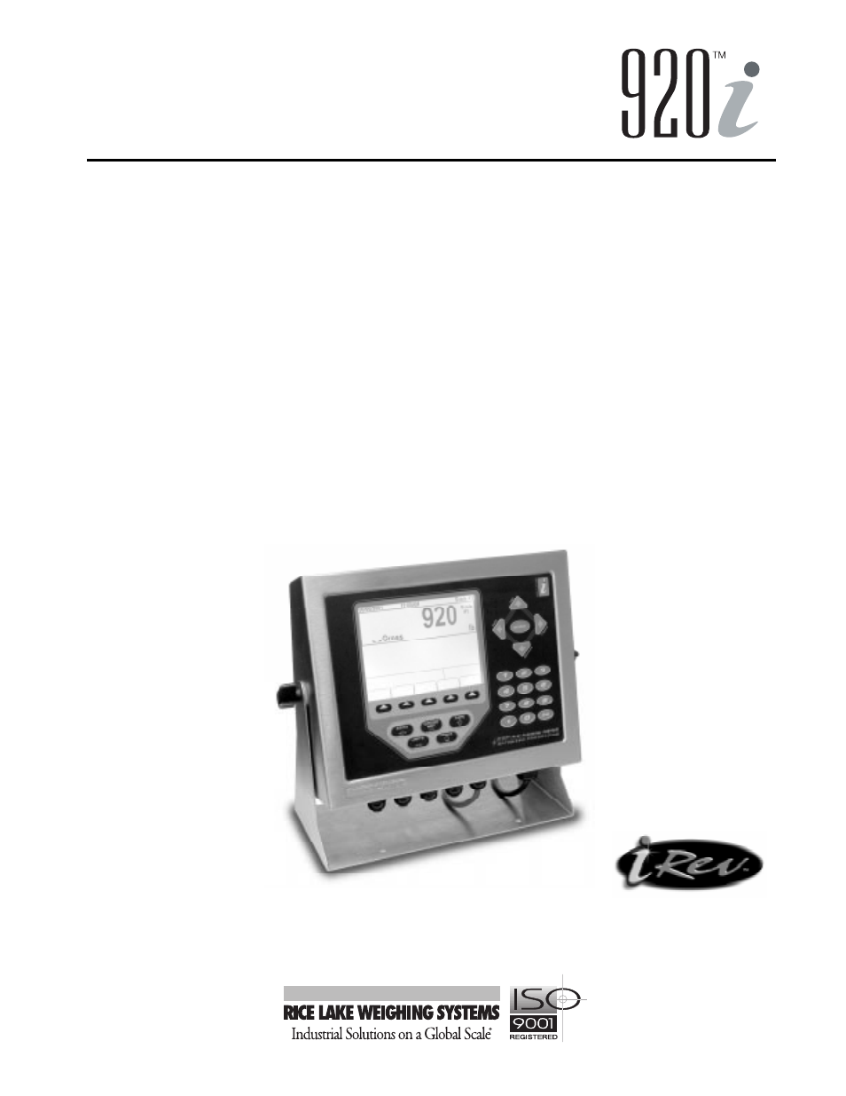 Rice Lake 920i Installation Manual V1.05 User Manual | 112 pages