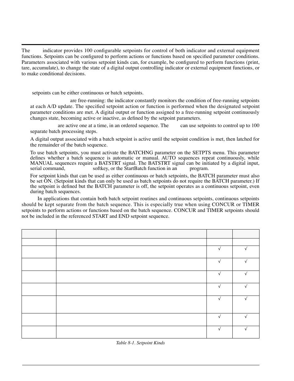 0 setpoints, 1 batch and continuous setpoints | Rice Lake 920i Installation Manual V1.05 User Manual | Page 58 / 112