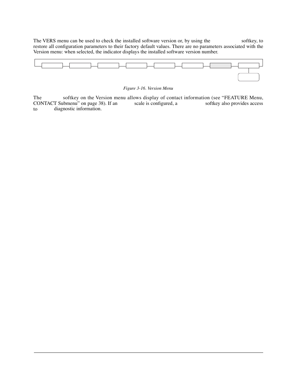 8 version menu, Version menu | Rice Lake 920i Installation Manual V2.0 User Manual | Page 49 / 118