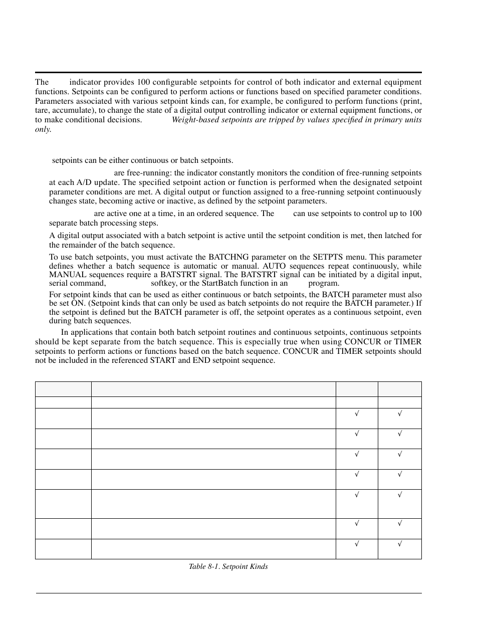 0 setpoints, 1 batch and continuous setpoints | Rice Lake 920i Installation Manual V2.0 User Manual | Page 64 / 118