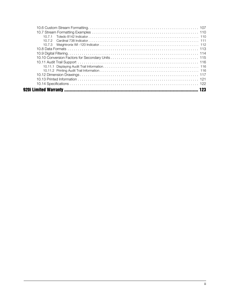 Rice Lake 920i Installation Manual V3.05 User Manual | Page 5 / 130