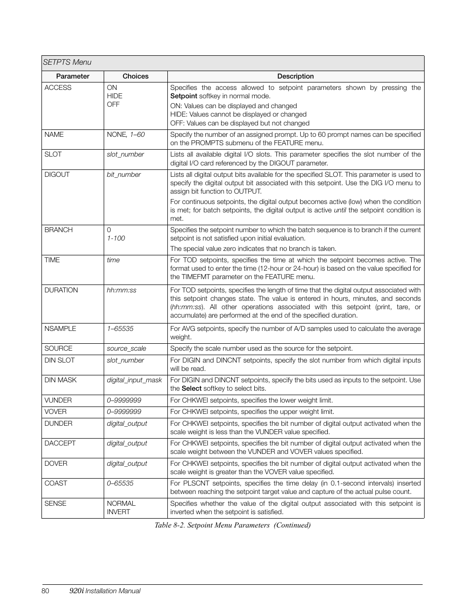 Rice Lake 920i Installation Manual V3.05 User Manual | Page 86 / 130