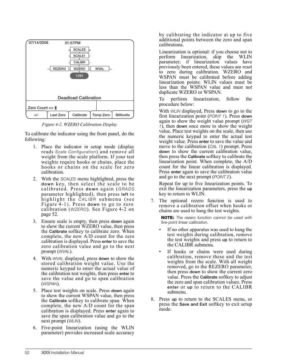 Rice Lake 920i Installation Manual V3.08 User Manual | Page 58 / 130