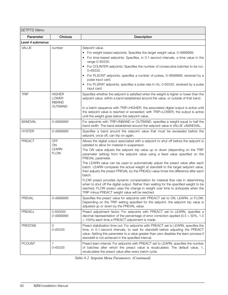 Rice Lake 920i Installation Manual V3.12 User Manual | Page 86 / 131