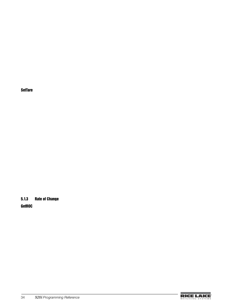 3 rate of change, Rate of change | Rice Lake iRite IDE User Manual | Page 38 / 108