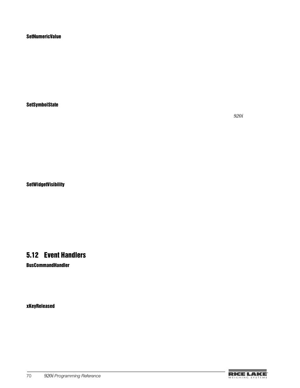 12 event handlers | Rice Lake iRite IDE User Manual | Page 74 / 108