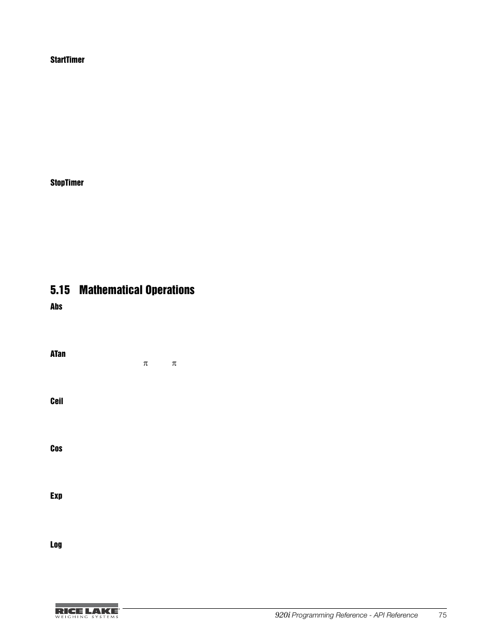 15 mathematical operations | Rice Lake iRite IDE User Manual | Page 79 / 108