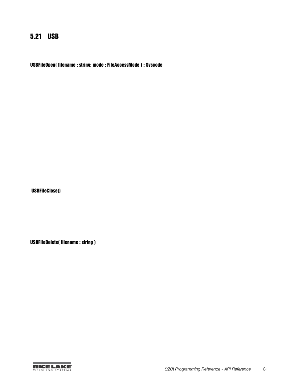 21 usb | Rice Lake iRite IDE User Manual | Page 85 / 108