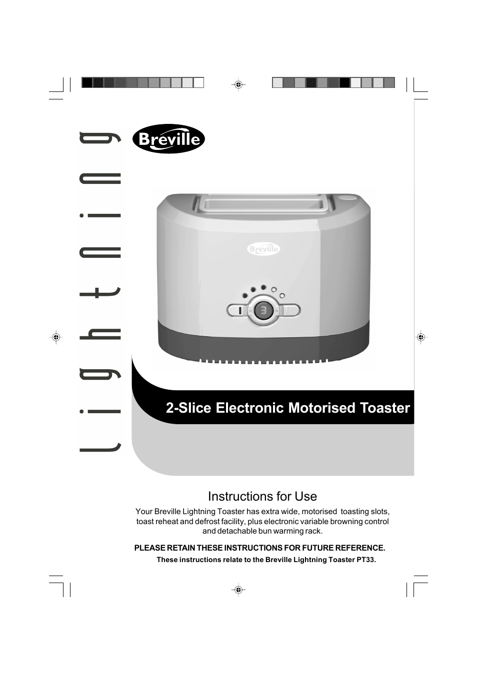 Breville pt33 User Manual | 11 pages