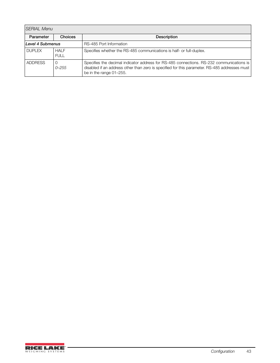 Rice Lake 920i USB Installation Manual V5.05 User Manual | Page 49 / 142