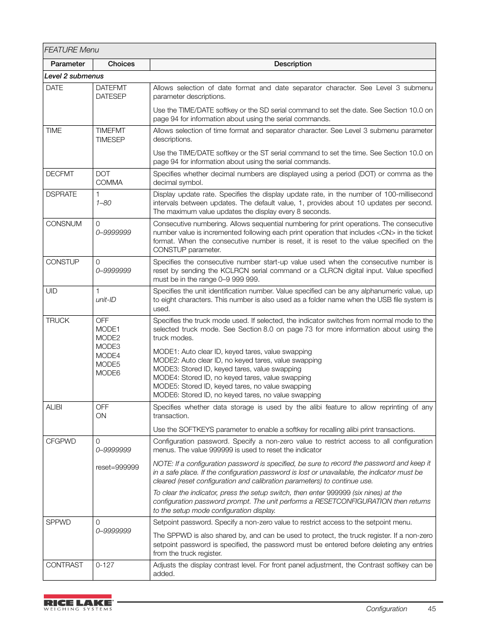 Rice Lake 920i USB Installation Manual V5.05 User Manual | Page 51 / 142