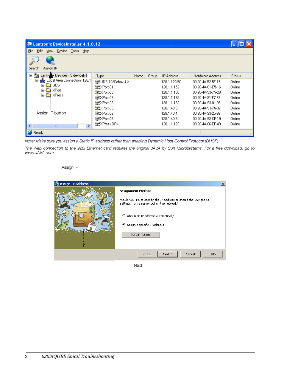 Rice Lake 920i Programmable HMI Indicator/Controller - Troubleshooting User Manual | Page 2 / 7