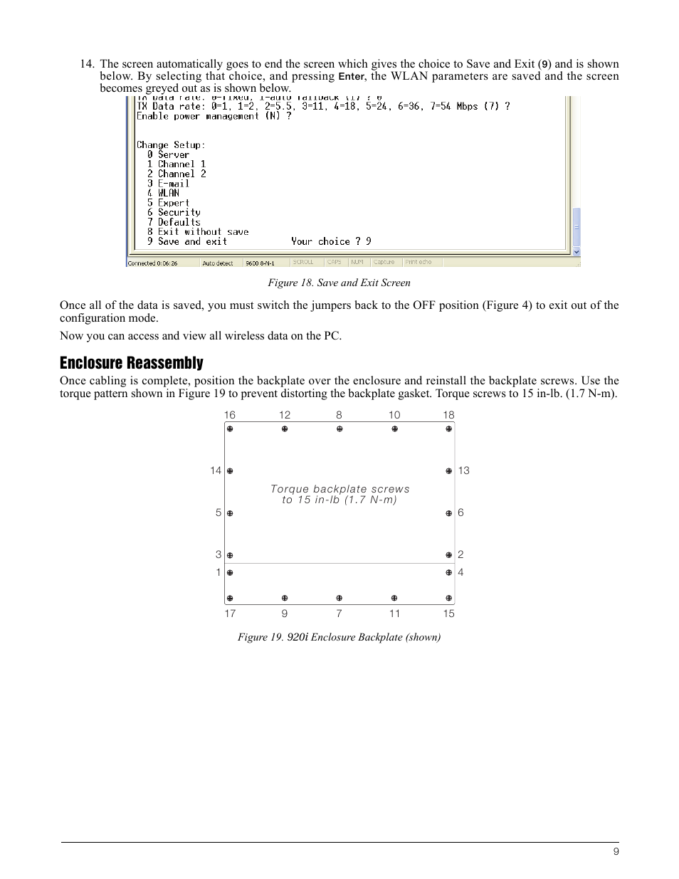 Enclosure reassembly | Rice Lake 920i Programmable HMI Indicator/Controller - WLAN User Manual | Page 9 / 12