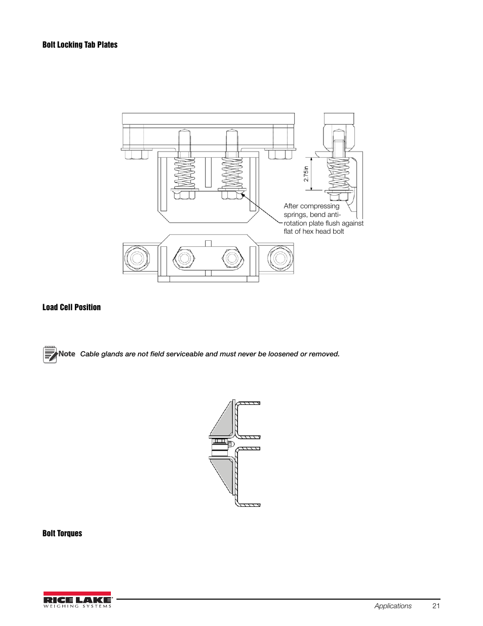 Rice Lake Combination System - Precision Loads On-Board Weighing Systems User Manual | Page 25 / 80
