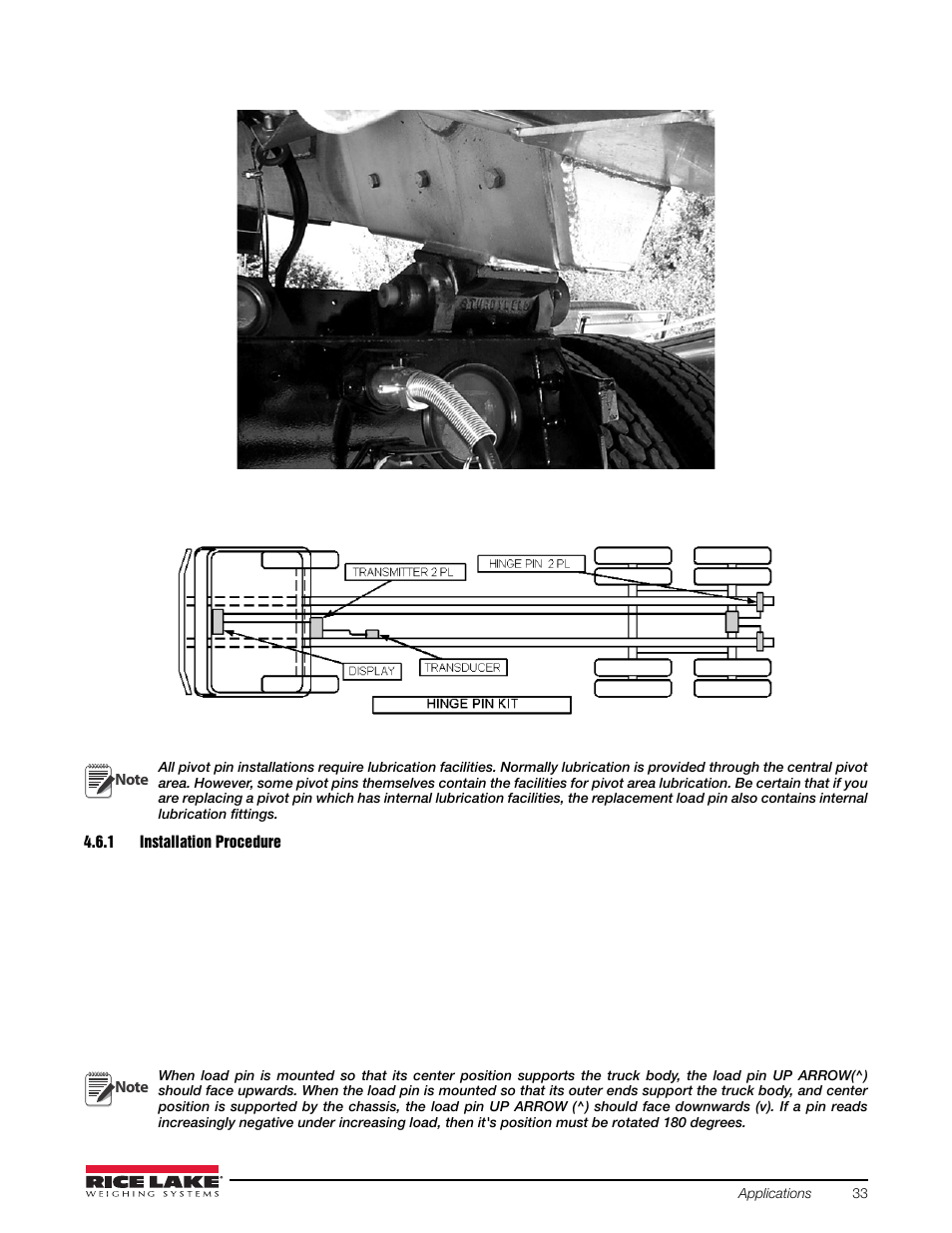 1 installation procedure, Installation procedure | Rice Lake Combination System - Precision Loads On-Board Weighing Systems User Manual | Page 37 / 80