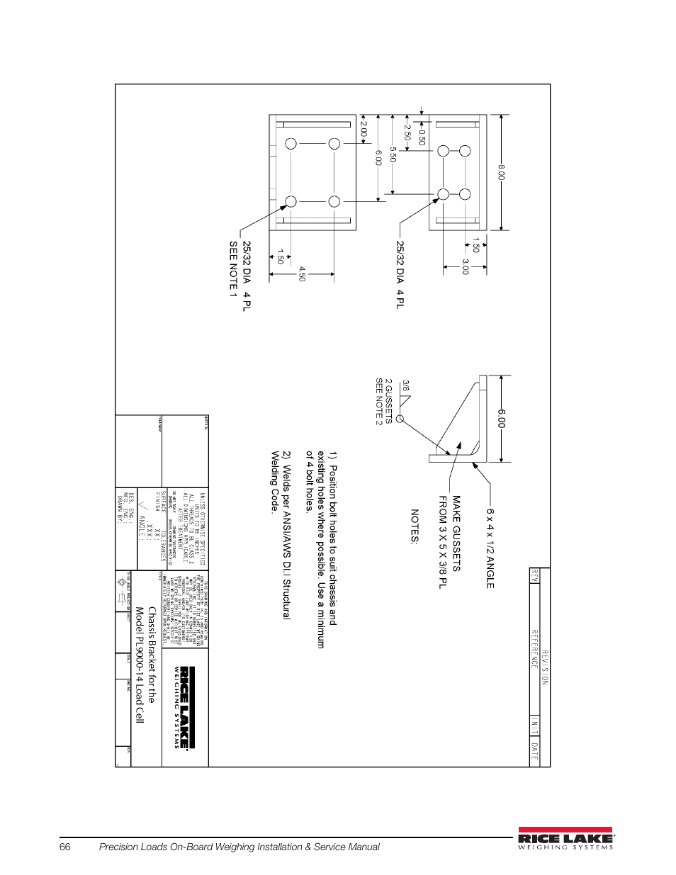 Rice Lake Combination System - Precision Loads On-Board Weighing Systems User Manual | Page 70 / 80