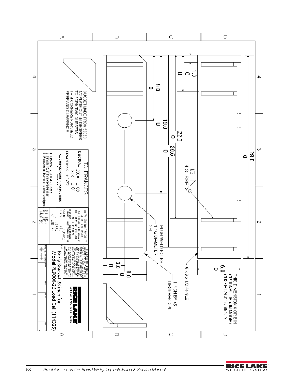 Rice Lake Combination System - Precision Loads On-Board Weighing Systems User Manual | Page 72 / 80