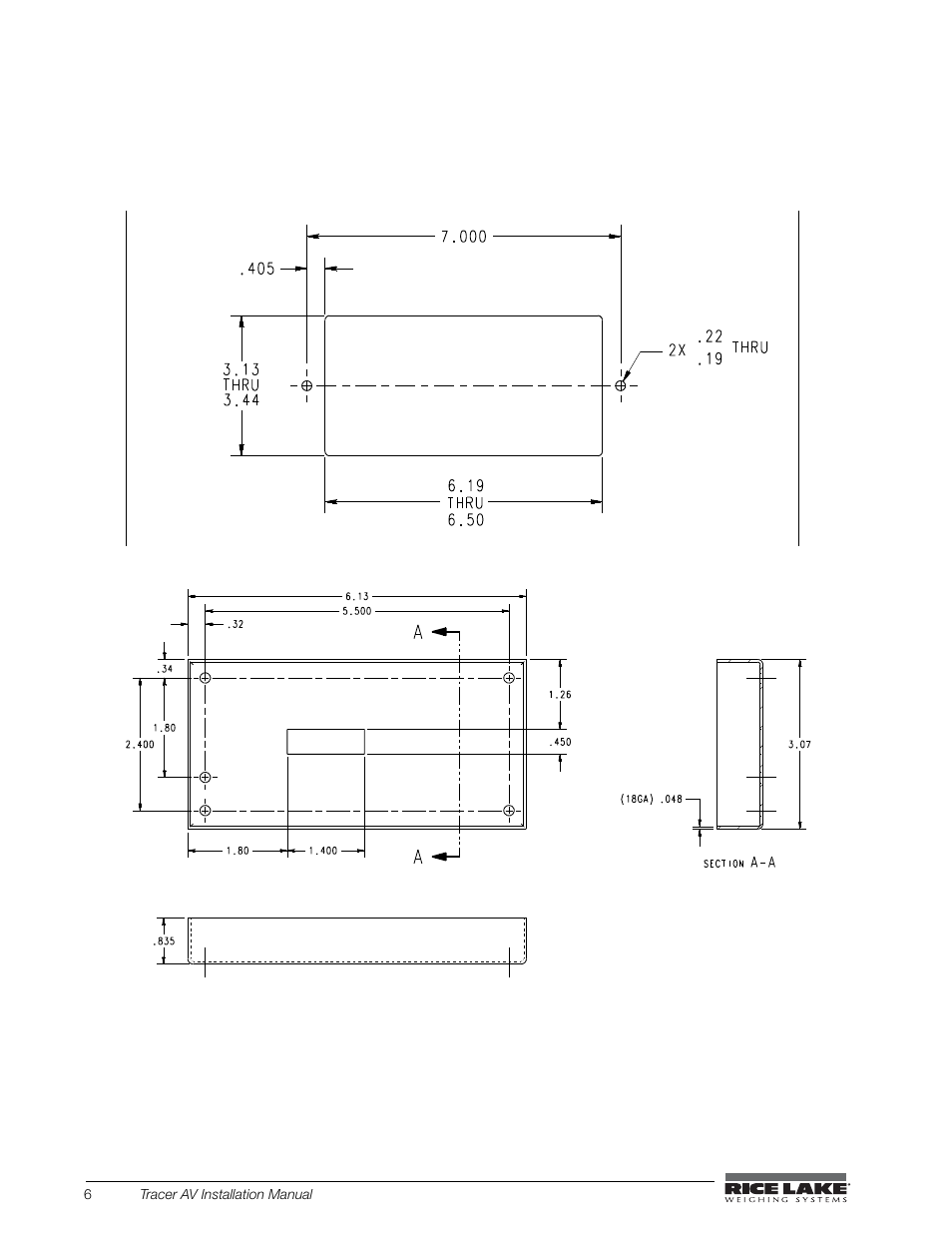 Rice Lake Tracer AV User Manual | Page 10 / 48