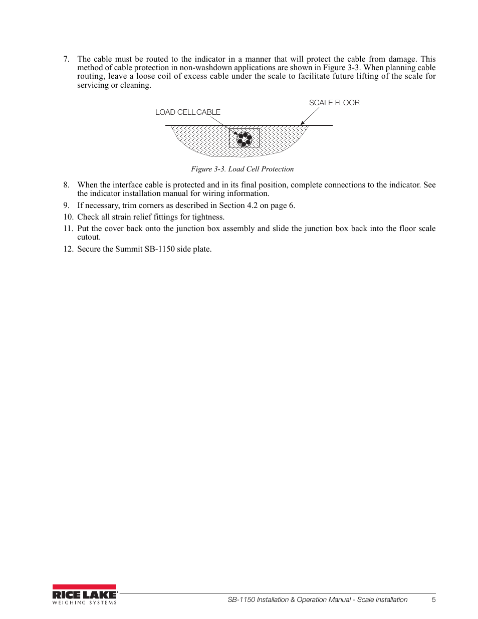 Rice Lake Bariatric Wheelchair Scale (SB-1150) User Manual | Page 9 / 38