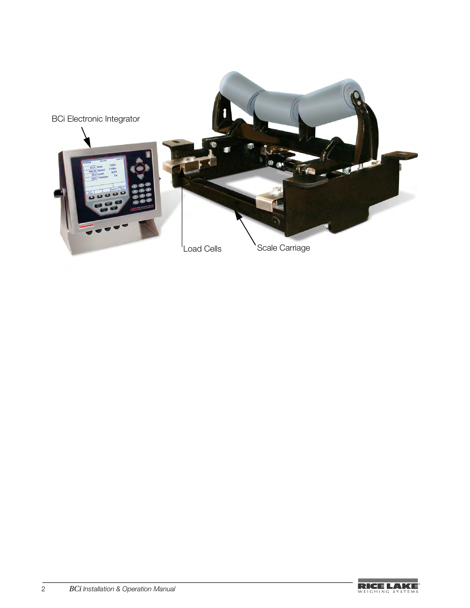 Rice Lake BCi Belt Scale - Installation & Operation Manual Version 2.00 User Manual | Page 8 / 74