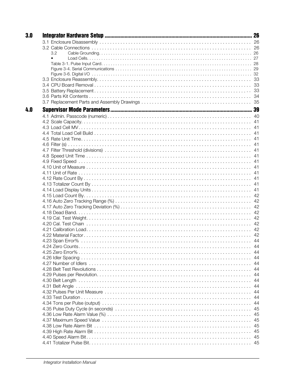 Rice Lake BCi Belt Scale - Installation and Operation Manual Version 2.03 User Manual | Page 4 / 74