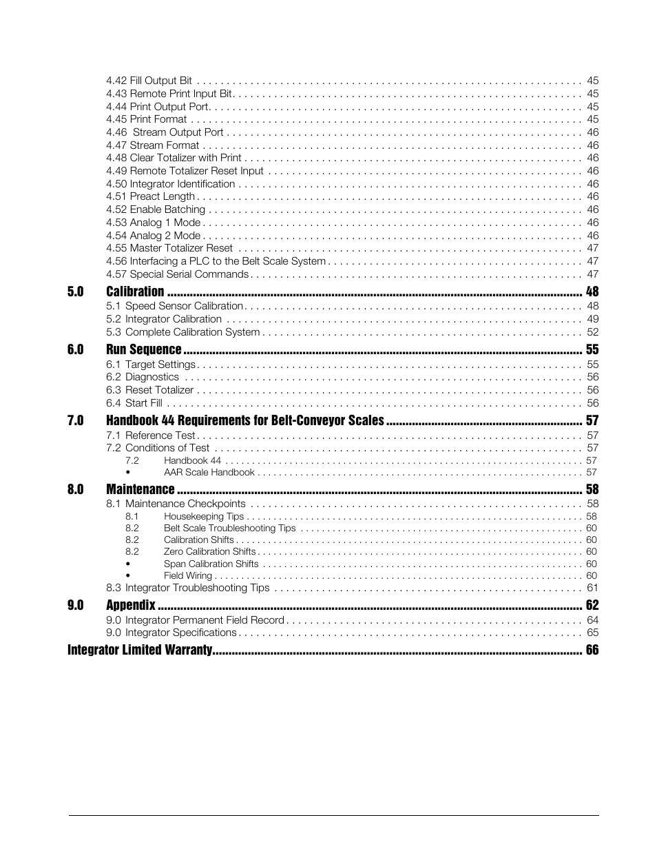 Rice Lake BCi Belt Scale - Installation and Operation Manual Version 2.03 User Manual | Page 5 / 74