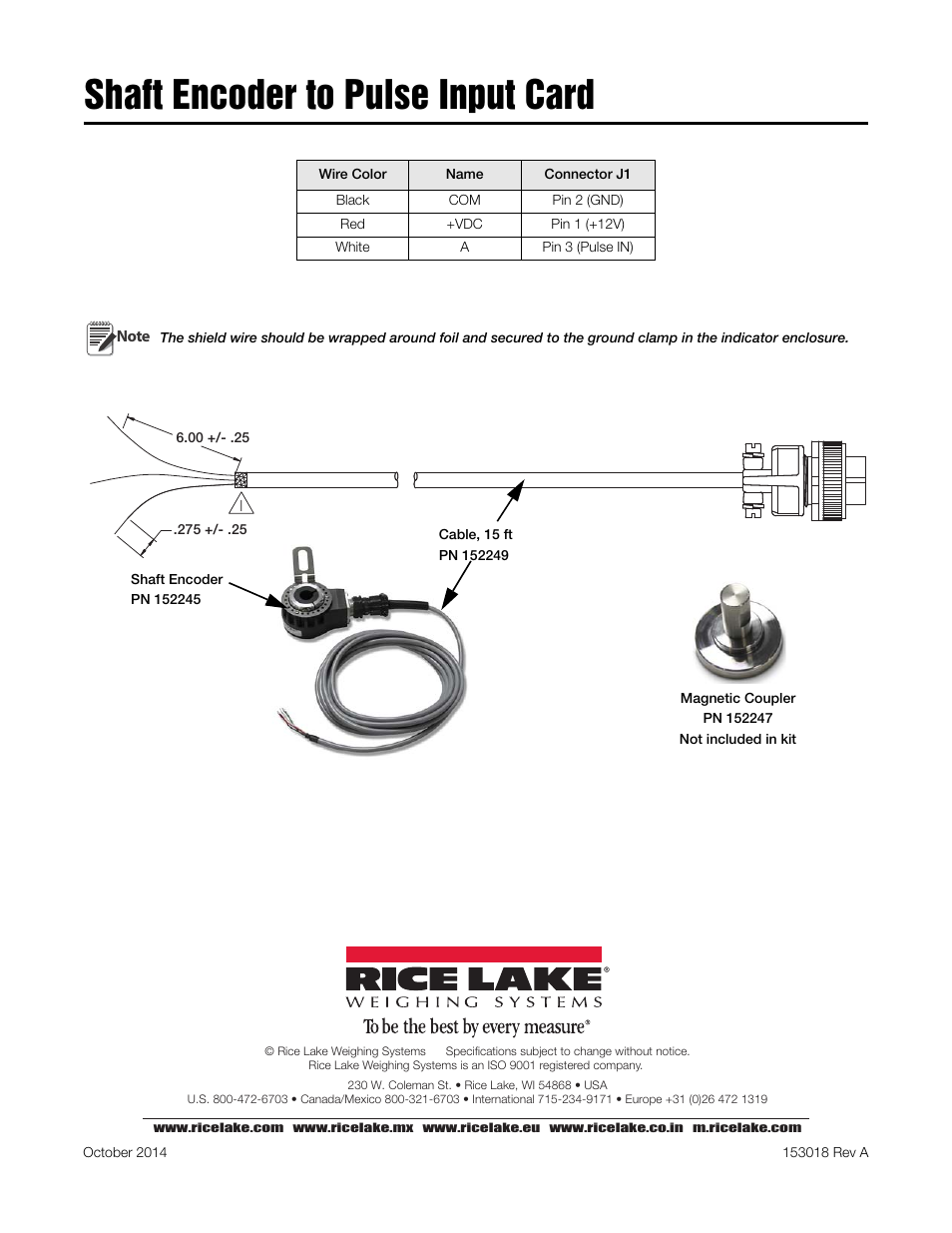 Rice Lake Belt Scales User Manual | 1 page