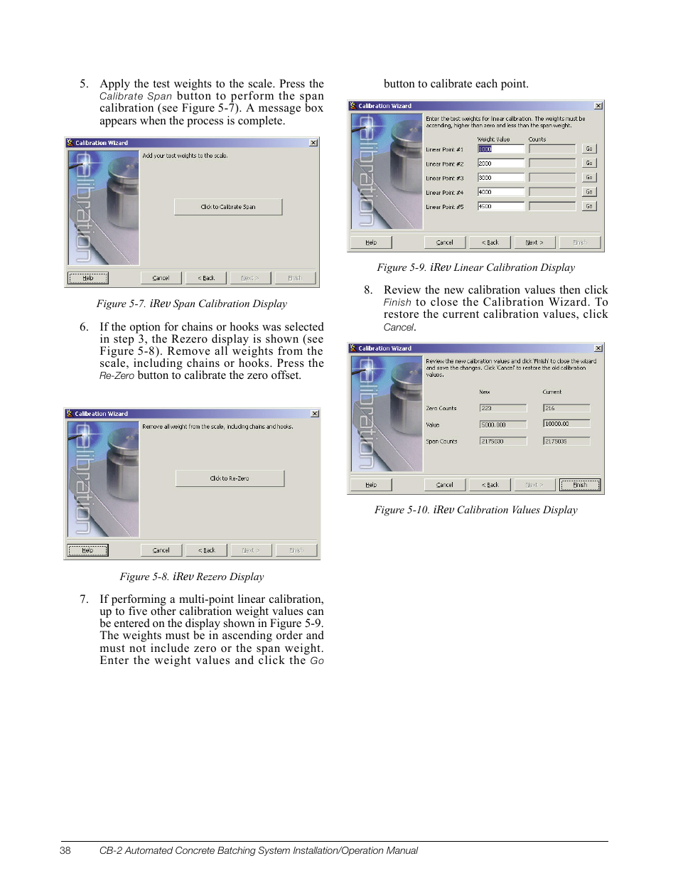 Rice Lake CB-2 Concrete Batch Controller Version 1.0 User Manual | Page 42 / 60