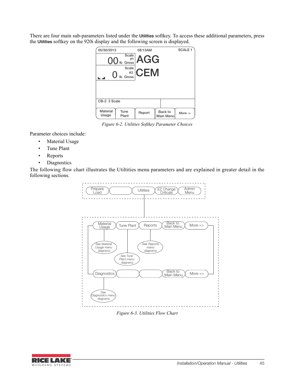 Agg cem | Rice Lake CB-2 Concrete Batch Controller Version 2.0 User Manual | Page 49 / 91