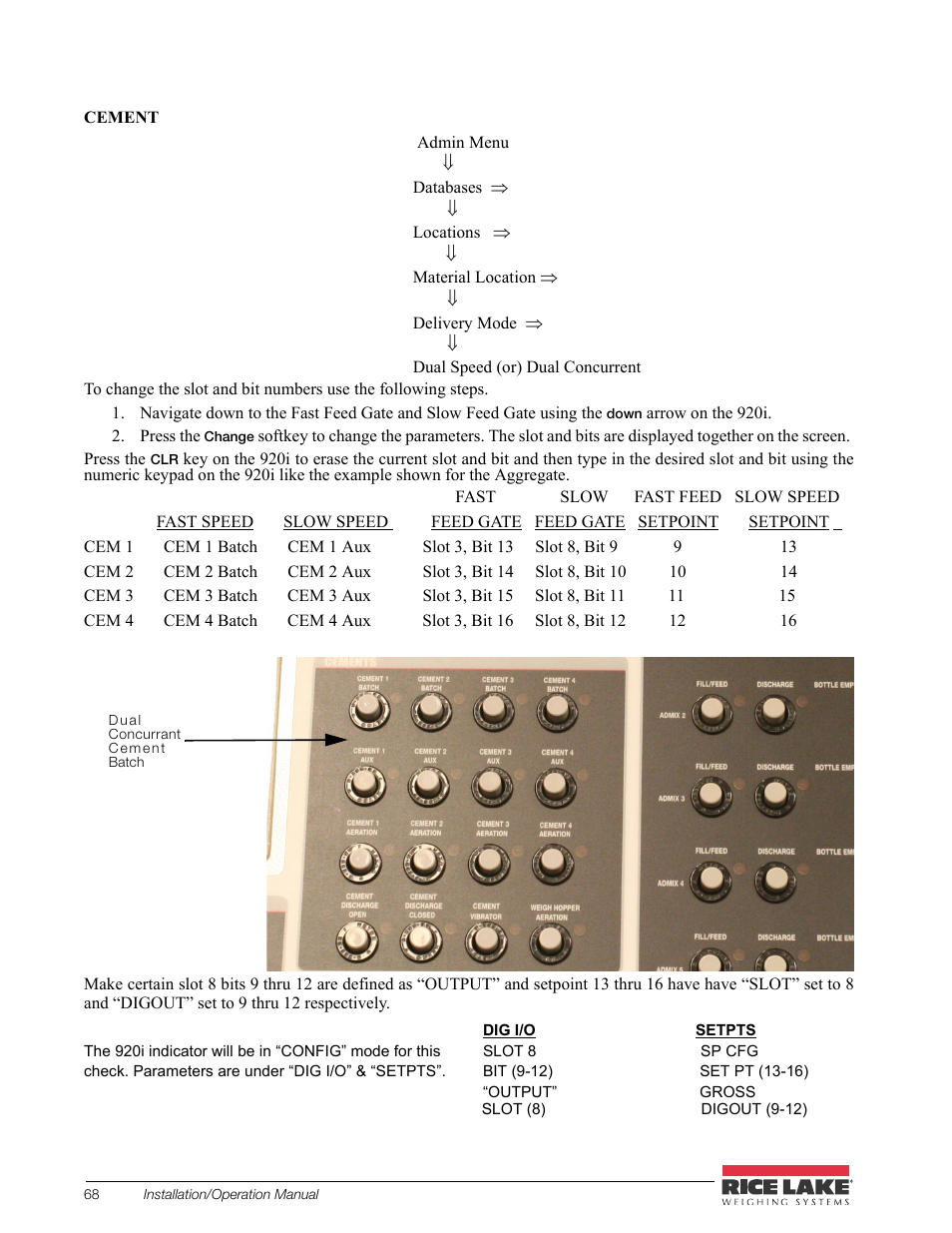 Rice Lake CB-2 Concrete Batch Controller Version 2.0 User Manual | Page 72 / 91